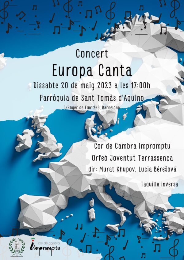 20/05/2023 Espectacle coral “Europa canta”